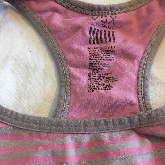 Victoria's Secret VSX Striped Sports Bra, S - Picture 7 of 8